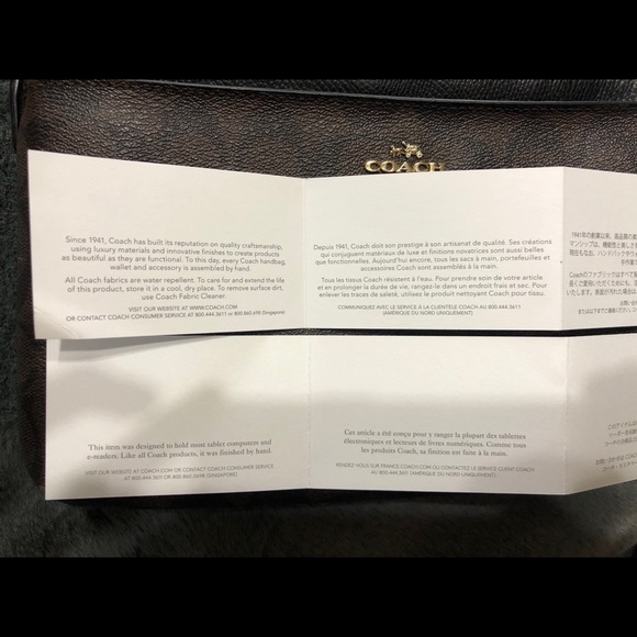 Coach crossbody for small tablets/e-readers - Picture 6 of 8